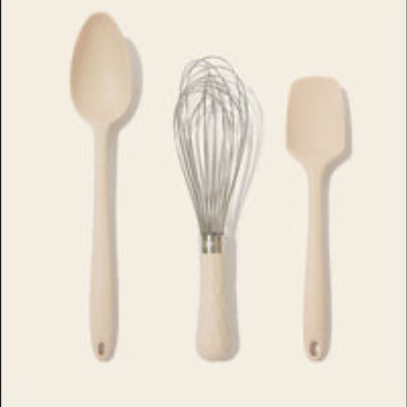 GIR UTENSIL SET COMPLETE W/HOLDER. THE ULTIMATE SPOON ULTIMATE SPOONULA & WHISK - Picture 2 of 4